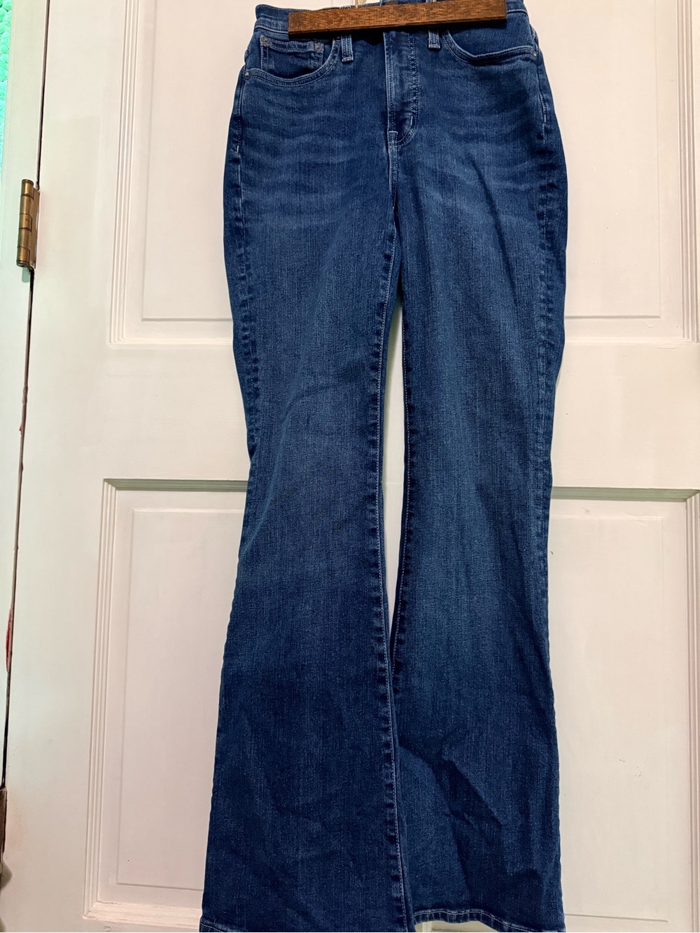 Madewell Dark Blue Denim Flare Jeans